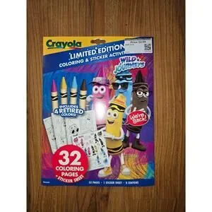 Crayola | Other | Crayola Coloring Sticker Activity Set 32 Coloring ...